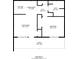 Detailed floor plan of a home featuring a spacious living room and large front porch at 3085 Colonial Way # L, Atlanta, GA 30341