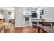 Efficient kitchen offering stainless steel appliances, a breakfast bar, and seamless transition to the living room at 3085 Colonial Way # L, Atlanta, GA 30341