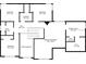 Layout of home featuring bedrooms, bathrooms, primary bedroom, walk-in closet, hall, and laundry room at 320 Hillside Manor Dr, Sugar Hill, GA 30518
