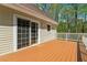 Private deck with sliding glass door, perfect for enjoying outdoor living at 388 Pine Trl, Canton, GA 30115