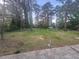 A level lot with mature trees in the background, providing a natural setting at 4262 Lindsey Dr, Decatur, GA 30035
