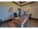 Office features a desk, rolling office chairs, and horse themed décor at 5187 Parkview Rd, Social Circle, GA 30025
