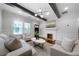 Comfortable living room showcasing a fireplace, ample seating, and stylish decor at 1045 Moreland Se Ave, Atlanta, GA 30316