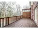 Large wooden deck featuring railing, privacy fence, and a pergola offering a great outdoor space at 7 Chief Matthews Rd # 2A, Decatur, GA 30030
