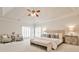 Spacious main bedroom suite featuring tray ceilings, neutral colors and abundant natural light at 1418 Waterford Green Dr, Marietta, GA 30068