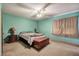 Cozy bedroom with neutral carpet and a wooden chest at 5534 Blackhawk Dr, Acworth, GA 30102