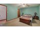 Comfortable bedroom with carpet flooring and ample closet space at 5534 Blackhawk Dr, Acworth, GA 30102