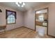 Inviting dining room features hardwood floors and natural light at 5534 Blackhawk Dr, Acworth, GA 30102