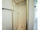 Bright shower with glass doors and gold trim, featuring a mounted shower head and neutral coloring at 660 Allens Landing Dr, Lawrenceville, GA 30045