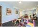 Bright recreation room with hardwood floors and playful climbing toys for hours of entertainment at 1461 Sanden Ferry Dr, Decatur, GA 30033