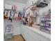 Organized walk-in closet with ample storage space and custom shelving at 1549 Tappahannock Trl, Marietta, GA 30062