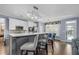 Eat-in kitchen with a long island, pendant lights, stainless steel appliances and eat in breakfast nook at 1549 Tappahannock Trl, Marietta, GA 30062
