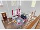 Bright, open living room with tall ceilings, large windows, hardwood floors, and stylish decor at 1549 Tappahannock Trl, Marietta, GA 30062