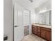 Bathroom features a double vanity and a tiled floor at 3972 Church View Ln, Suwanee, GA 30024