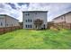 The backyard features a deck, green grass, and stairs, providing a relaxing outdoor retreat at 419 Murphy Ave, Canton, GA 30114