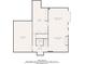 Detailed basement floor plan showcasing the layout of the theatre and exercise room at 9860 Hunt Club Way, Johns Creek, GA 30022