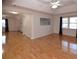 Bedroom featuring hardwood floors, vaulted ceiling with fan, and lots of natural light at 2815 Cambridge Hills Rd, Cumming, GA 30041