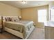Bedroom with carpet and neutral colored paint at 3541 Stoneleigh Walk, Lithonia, GA 30038