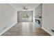 Spacious living room with a modern fireplace and abundant natural light at 3988 Centennial Trl, Duluth, GA 30096