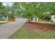 Charming single-story home features a two-car garage, manicured lawn, and inviting entrance with a blue door and blue shutters at 209 Southerness Ct, Stockbridge, GA 30281