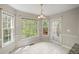Eat-in kitchen breakfast nook filled with natural light and views of the exterior deck at 3025 Kaley Nw Dr, Kennesaw, GA 30152