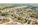 Aerial view of a residential neighborhood with mature trees, parks and nearby shopping at 1483 Chamirey Sw Dr, Marietta, GA 30008