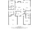 Detailed floor plan showcasing the layout of the home including square footage and room dimensions at 1483 Chamirey Sw Dr, Marietta, GA 30008