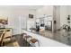 Modern kitchen with granite countertops, stainless steel appliances, and a breakfast bar with seating at 1483 Chamirey Sw Dr, Marietta, GA 30008