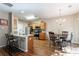 Eat-in kitchen features a breakfast bar with granite counters and stainless steel appliances at 3226 Saville Sw St, Atlanta, GA 30331