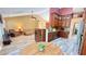 Open floor plan with a spacious living room connected to a kitchen with stainless steel appliances at 223 Cheatham Rd, Acworth, GA 30101