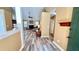 Inviting living room featuring a cozy fireplace, wood floors, and an open floor plan at 223 Cheatham Rd, Acworth, GA 30101
