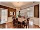 Warm dining area with hardwood floors and plenty of light at 2920 Olde Towne Pkwy, Duluth, GA 30097