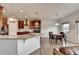 Gourmet kitchen boasts an island, stainless steel appliances, and ample counter space for meal preparation at 4650 Sandy Creek Dr, Cumming, GA 30028