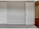 Clean, bright room featuring neutral walls, carpeted floor, and two white doors at 4650 Sandy Creek Dr, Cumming, GA 30028