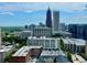 Scenic daytime view of Atlanta skyline from atop condominium building on clear, sunny day at 860 Peachtree Ne St # 2616, Atlanta, GA 30308