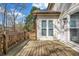 Inviting outdoor deck with wood railings, perfect for relaxing and entertaining at 3139 Players Dr, Jonesboro, GA 30236