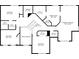 Upper level floor plan featuring bedrooms, bathrooms, laundry, and walk-in closet at 3139 Players Dr, Jonesboro, GA 30236