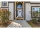Welcoming front entrance with a stone pathway and decorative wreath on the door at 3139 Players Dr, Jonesboro, GA 30236