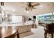 Spacious finished basement with a projector screen, pool table, bar area, and comfortable seating at 561 Valleyside Dr, Dallas, GA 30157