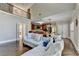 Open floor plan featuring the living room and kitchen at 7080 Greatwood Trl, Alpharetta, GA 30005