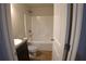 Bright bathroom featuring a shower and toilet at 2362 Glebe Ct, Hampton, GA 30228