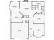 Detailed floor plan showcasing the layout of the first floor at 2523 Bancroft Way, Buford, GA 30519