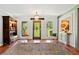 Welcoming foyer with hardwood floors and decorative accents at 3919 Evans Rd, Cumming, GA 30040