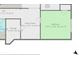 Layout shows the bedroom, sitting room, hall, storage, and bath measurements for the space at 6690 Stillmeadow Dr, Cumming, GA 30040