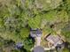 Overhead view of a property nestled among lush trees, showcasing its privacy at 255 Sageglen Rd, Lawrenceville, GA 30044