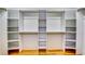Large walk-in closet provides a wealth of hanging storage and shelving options at 3244 Mount Olive Rd, Atlanta, GA 30344