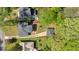 An aerial view of the home and surrounding community at 917 Derrydown Way, Decatur, GA 30030