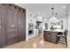 Beautiful kitchen with modern appliances, white cabinets, and a stylish kitchen island at 917 Derrydown Way, Decatur, GA 30030