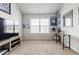 Bonus room featuring carpet, neutral paint, tv and shelving at 8045 Hillside Climb Way, Snellville, GA 30039