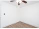 Clean, modern bedroom with a ceiling fan, hardwood floors, and neutral paint at 166 Rustin Dr, Dallas, GA 30157